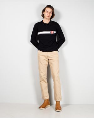 Pantaloni casual din bumbac cu nasturi 24FPS10025