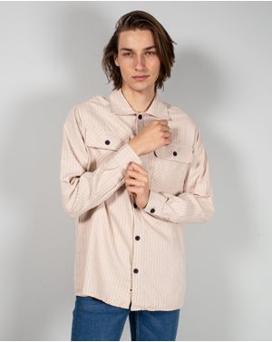 Camasa casual din bumbac cu dungi 24MAB06012