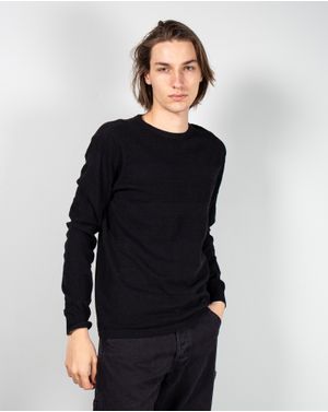 Pulover uni din tricot fin 24MAB06031