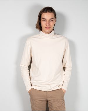 Bluza uni din bumbac cu guler intors 24POS55006