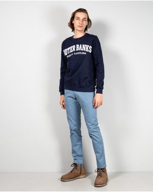 Pantaloni casual din bumbac cu nasturi 24FPS10029