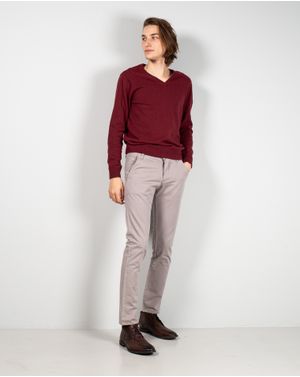 Pantaloni causal din bumbac 24FPS10031