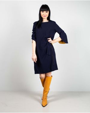 Rochie dreapta cu maneci largi 23DAV03019