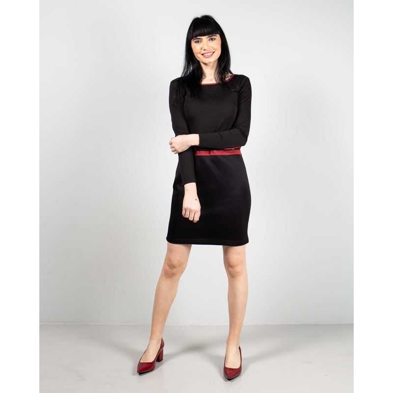 Rochie-cu-detalii-in-contrast-23DAV03085