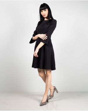 Rochie clopot cu maneci trei sferturi 23DAV03027