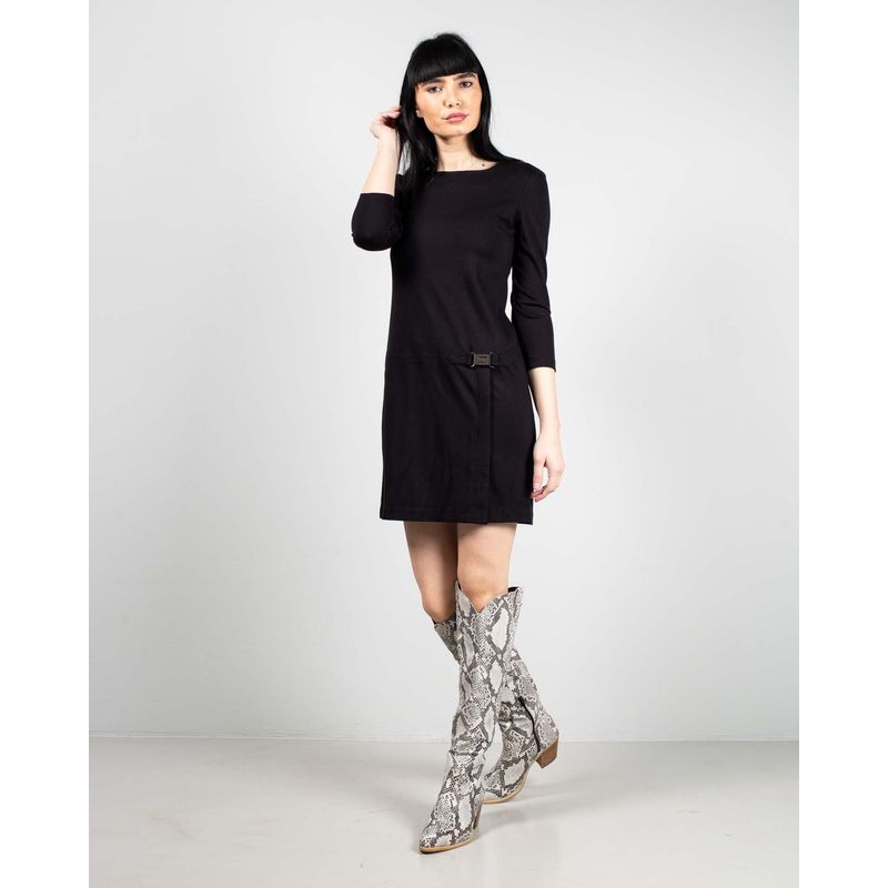 Rochie-scurta-cu-maneci-trei-sferturi-23DAV03064