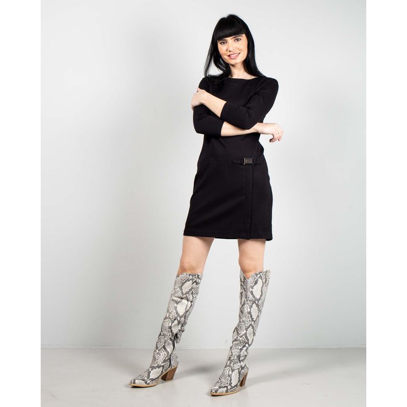 Rochie-scurta-cu-maneci-trei-sferturi-23DAV03064