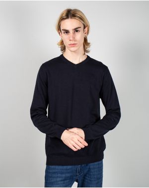 Pulover uni din bumbac cu maneca lunga 24MKF08012