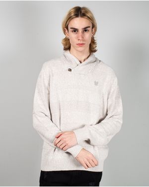 Pulover din bumbac tricotat pentru barbati 24MKF08039