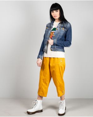 Pantaloni trei sferturi cu talie elastica 24MAY16113