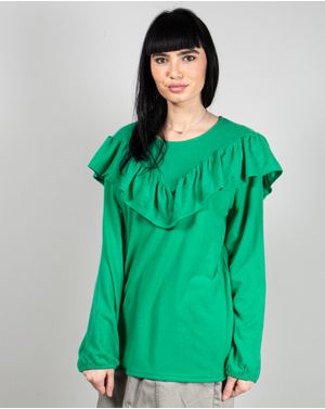 Bluza cu volane si mansete elastice 24MAY37020