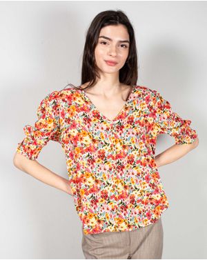 Bluza ONLY cu nasturi si imprimeu 24POS47K93