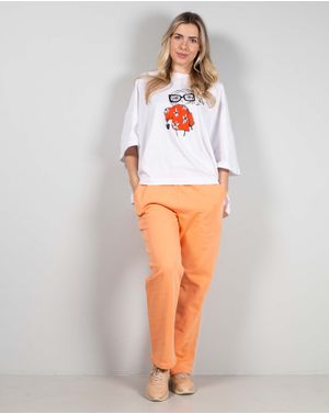 Pantaloni de trening din bumbac 25ALN01003