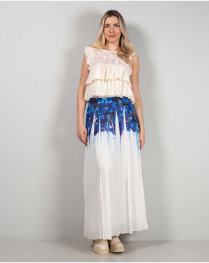 Fusta midi cu imprimeu 25ALN06007