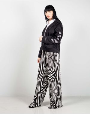 Jacheta cu fermoar metalic si model perforat 25ALN04001