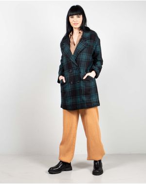 Palton scurt in carouri 25YEL01001