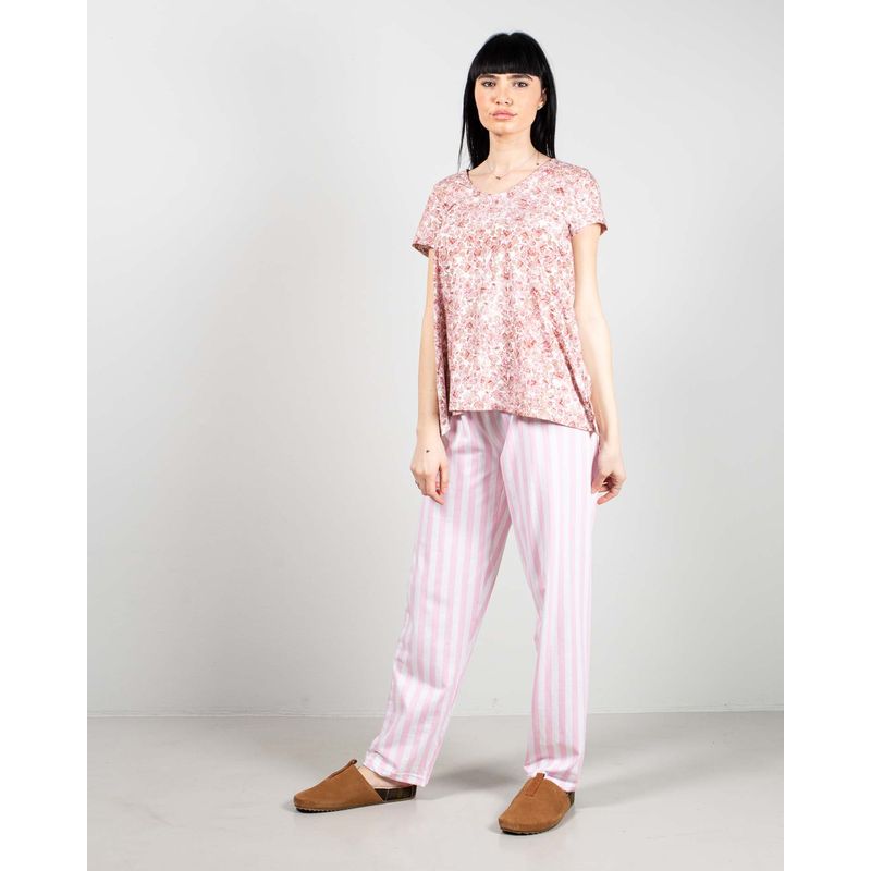 Pantaloni-de-pijama-din-bumbac-in-dungi-25MUR07019
