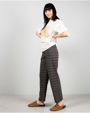 Pantaloni de pijama din bumbac cu imprimeu 25MUR07031