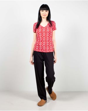 Pantaloni de pijama din bumbac uni 25MUR08014