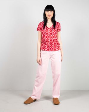 Pantaloni de pijama din bumbac uni 25MUR08015