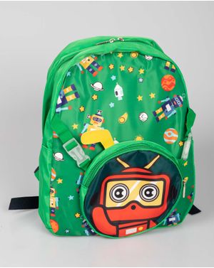 Rucsac verde cu gentuta detasabila pentru copii