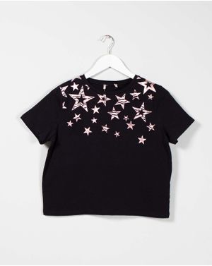 Tricou din bumbac cu maneca scurta pentru fete 25ALN13006