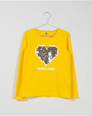 Bluza din bumbac cu maneca lunga pentru fete 25ALN14001