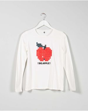 Bluza din bumbac pentru fete 25ALN14003