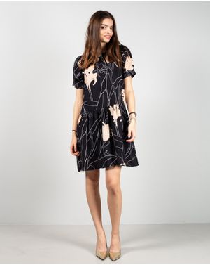 Rochie Ashbourn cu imprimeu si maneci scurte 24POS56106