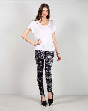 Pantaloni drepti cu elastic in talie si buzunare 24MAB06122
