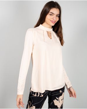 Bluza Ashbourn uni cu maneca lunga 24POS56115