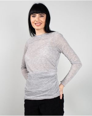 Bluza Ashbourn uni cu maneca lunga 24POS56141