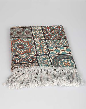 Fata de masa cu imprimeu baroc 135X135 cm