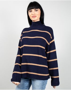 Pulover tricotat din bumbac 25MKF02021