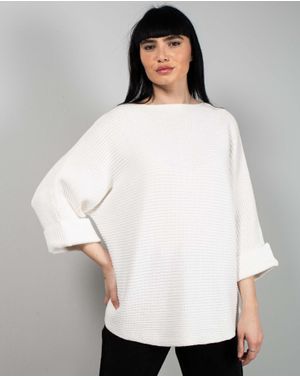 Pulover tricotat din bumbac 25MKF02051