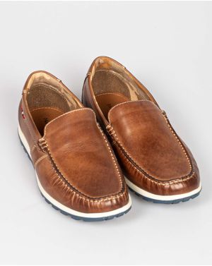 Pantofi casual din piele naturala cu talpa comoda 25ANT01092