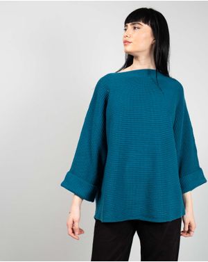 Pulover gros din bumbac tricotat 25MKF02050