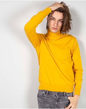 Pulover tricotat cu guler inalt 24MAB06156