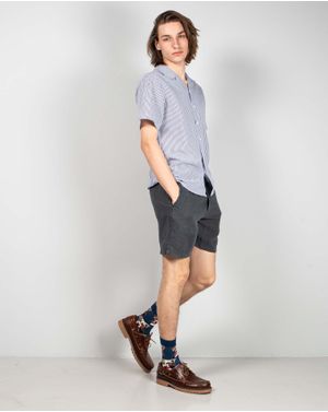 Pantaloni scurti  din in cu talie elastica 25KOS01003