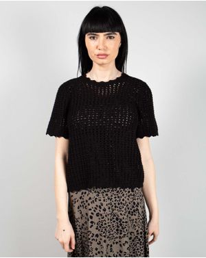 Pulover din bumbac cu maneca scurta 25MKF02071