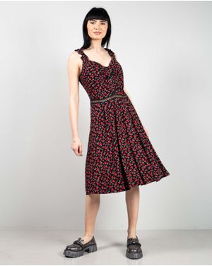Rochie subtire cu imprimeu floral 25ZEN27005