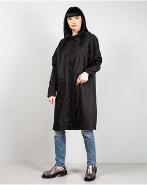 Jacheta cu gluga nedetasabila si inchidere cu fermoar si capse 25ZEN13014