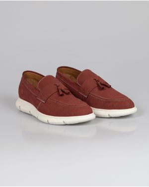 Pantofi din piele naturala cu ciucuri N2416A1016