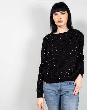 Pulover din bumbac tricotat 25MKF02097