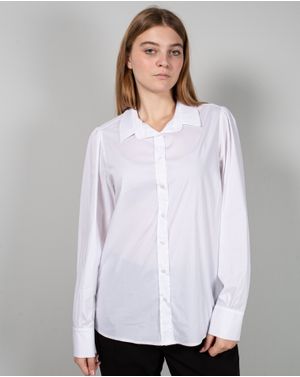 Camasa uni cu guler ascutit 25ZEN09001