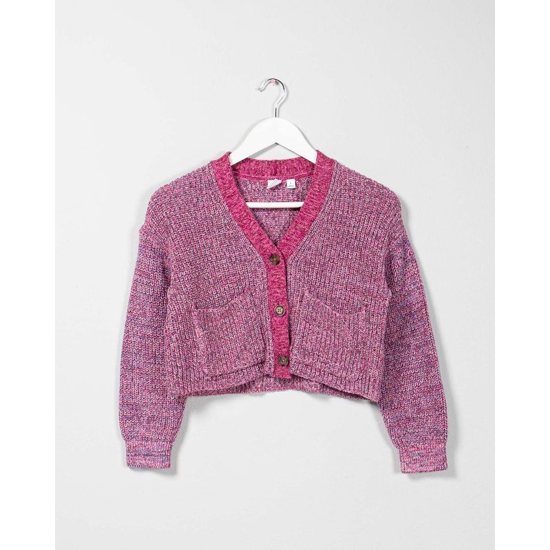 Cardigan-scurt-din-bumbac-tricotat-pentru-fete-25MKF01004