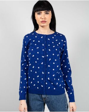 Cardigan din bumbac tricotat 25MKF02121