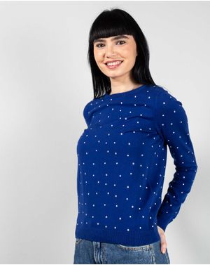 Pulover din bumbac tricotat 25MKF02122