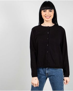 Cardigan din bumbac tricotat pentru femei 25MKF02161