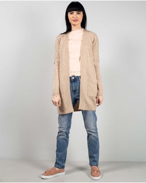 Cardigan tricotat fara inchidere 25MKF02102